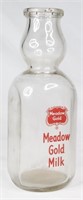 Meadow Gold Dairy Creamtop Quart Milk Bottle