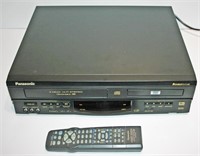 Panasonic 4-Head VHS/DVD Player w/ Remote & Sony