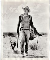 John Wayne, actor, Academy Award 1969, autograph