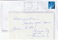 Hal David, Lyricist, Academy Award 1969, autograph