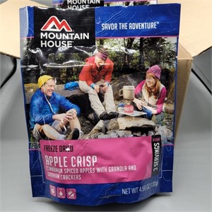 6 4.59 OZ APPLE CRISP FREEZE DRIED MOUNTAIN HOUSE