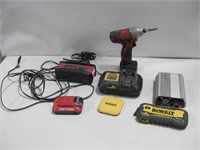 Small Amp & Assorted Power Tools All Power On