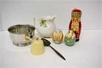 Collection of Misc. Silver Plate, Porcelain &