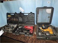 heat gun, ½ elec drill , 12 volt Cord less drill