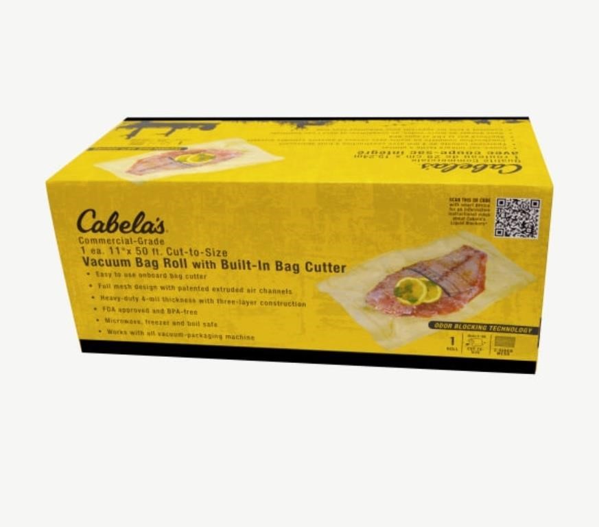 Cabela's Vacuum Sealer Bag Rolls with Bag Cutter