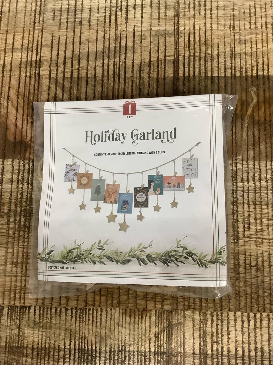 $3  Holiday Star garland
