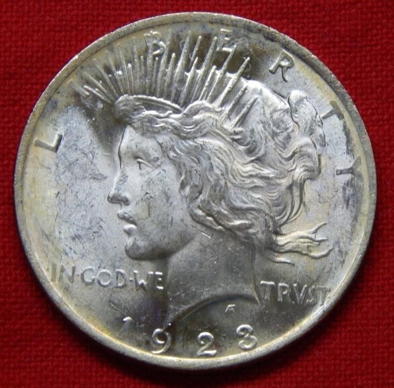 1923 Peace Silver Dollar