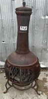 Cast-Iron Fire Pit 54" High #C. Important note: