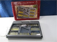 New 47pc Drill Bit Tool Set in case