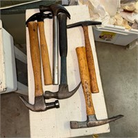 6 Misc. Hammers. See pictures.