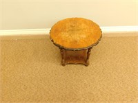 Antique wooden side table 24X24X20