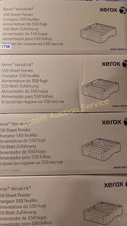 4 XEROX 550 SHEET FEEDER