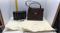 2 AUTHENTIC BALLY PURSES MADE IN ITALY W/ DUST BAG