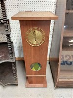 Wooden Pedestal Clock