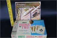 Vintage Scrabble & Goren's Bridge for Two Games