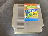 NES Nintendo Game "Sesame Street"  Case Damage