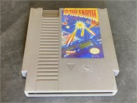 NES Nintendo Game   To The Earth