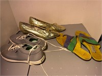 women's shoes snake skin, leather sandals, reebok