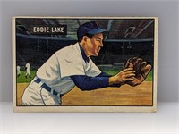 1951 Bowman # 140 Eddie lake Detroit Tigers