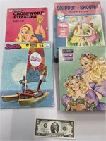 Vintage Barbie Puzzles, Coloring Book