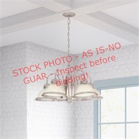 HamptonBay 5-light chandelier( no glass shade )