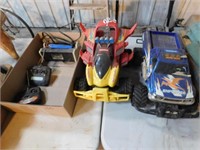 2 Radio Shack RC Cars- 2 Remotes/Charger