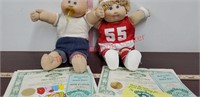2-1982 vintage boy Vannage Patch dolls w/ papers.