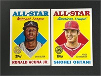 2023 Topps Shohei Ohtani & Ronald Acuna Jr 1988 AS