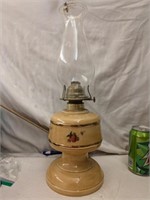 1979 Ceramic Oil Lamp 17" tall
