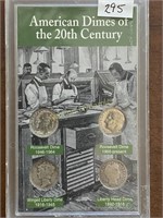 American Dimes of the 20th Century, Set of 4