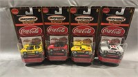 Coca-Cola Matchbox  Die-Cast Cars QTY 4
