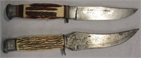 Pair of Hunting Knives 8.5" & 9"