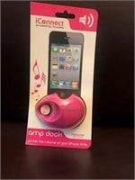 SEALED-iCONNECT AMP DOCK IPHONE 4/4s