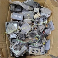 BOX OF ELECTRICAL, RECEPTACLES, SWITCHES, COVERS