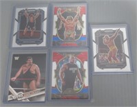 Wrestling Topps trading cards, includes Andre the