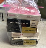 LOT OF 6 RECORDING TAPES