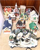 Ceramic Christmas Village Pcs