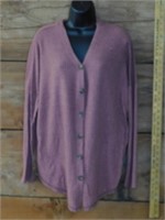 NEW UMGEE PLUM CARDIGAN BUTTON UP JACKET SIZE SMAL