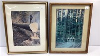 Art prints of Oregon logger scenes by Ken