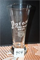 Potosi Pure Malt Beer Glass