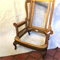 Designer Wingback Chair Frame