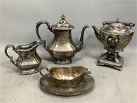 Silverplate Tea Kettles and More