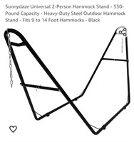 NEW Universal 2-Person Hammock Stand Only, Fits