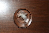 Mats Jonasson signed Peace Dove paperweight