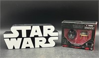 STAR WARS LIGHT & NIB TITANIUM SERIES HELMETS