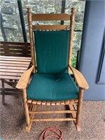 Cracker Barrel Wood Rocking Chair