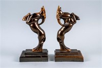 ART DECO STYLE BOOKENDS