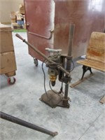 Drill Press with milwaukee drill
