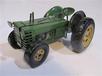Green Metal Tractor