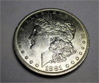 1881 O Morgan Silver Dollar